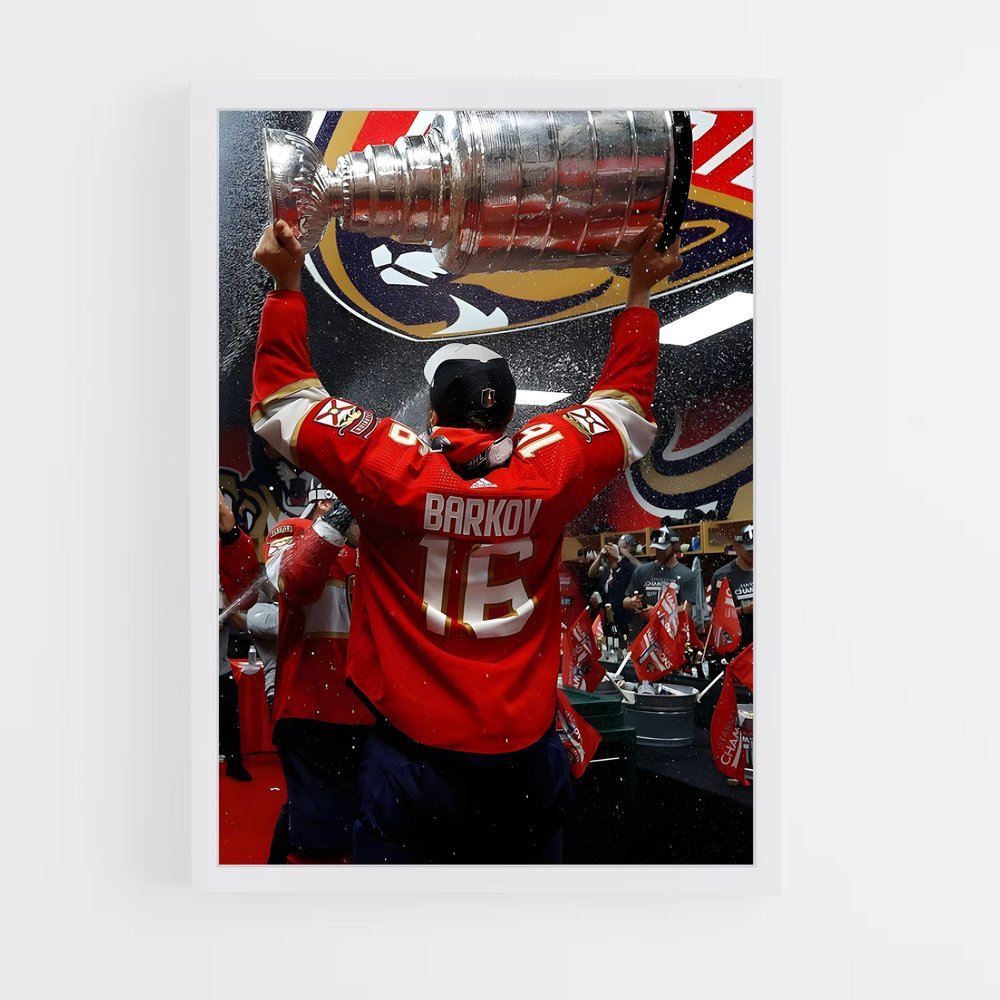 Poster Célébration des Champions – affiche Hockey sur glace (vue 3)